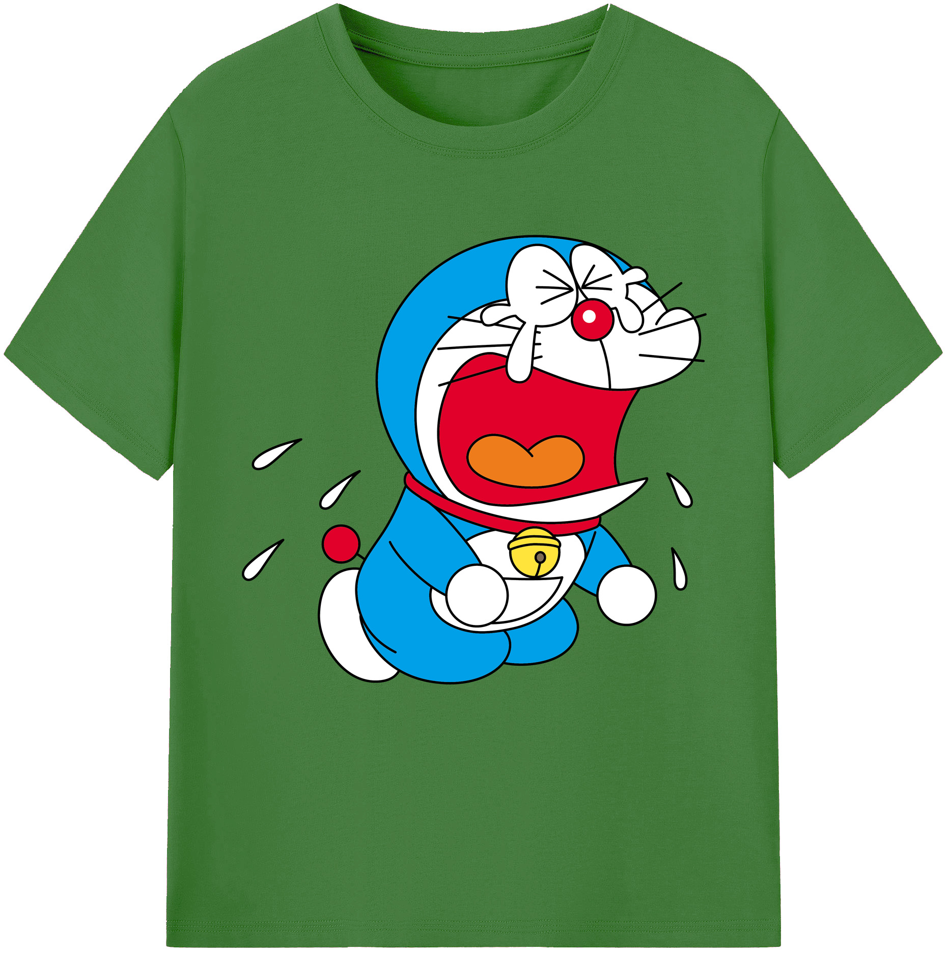 （画像用） ドラえもん Doraemon レディースカジュアルプリントTシャツ（綿100％）
